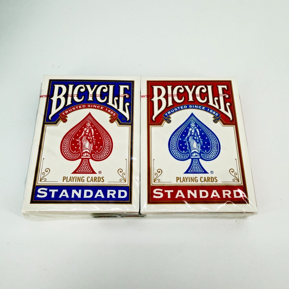 Bicycle Standard Playing Cards 2 Deck Lot Standard Size Red & Blue (2008)